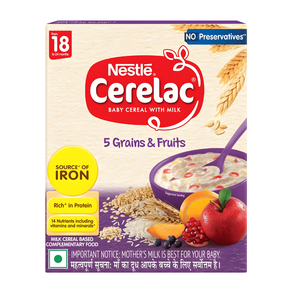 Nestle Cerelac 5 Grains And Fruits 300 g buy online USA - 1